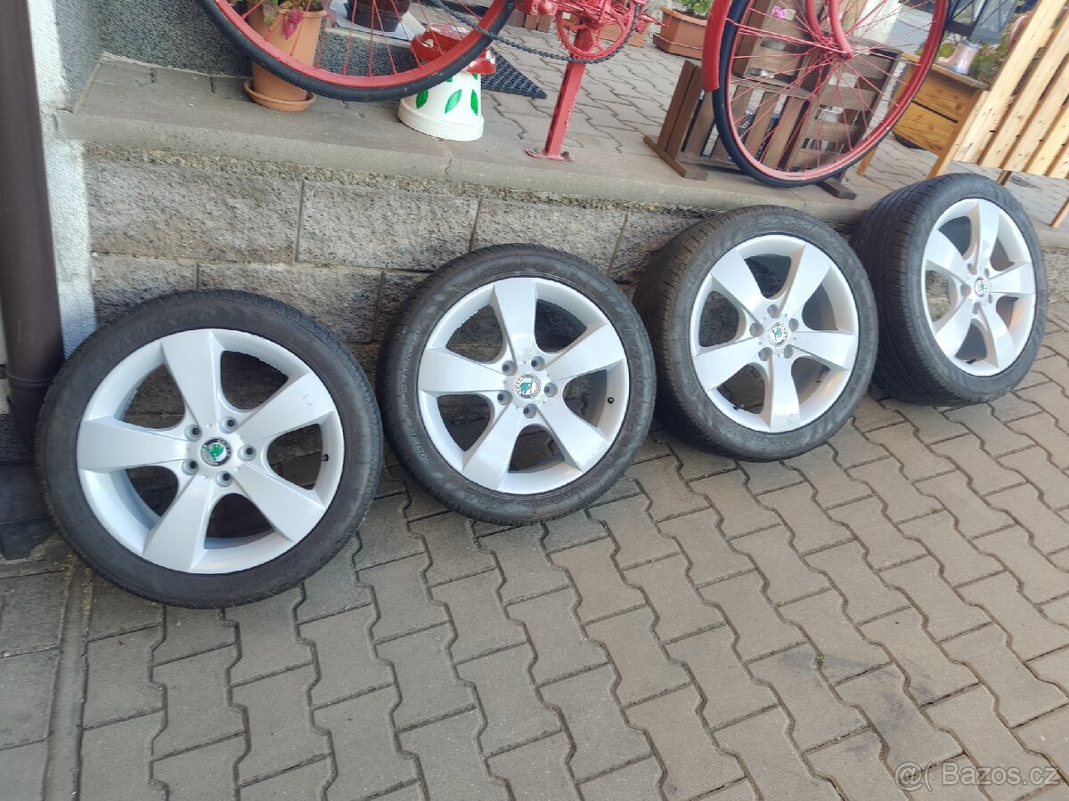 ALU disky originál Škoda 5x112 R17