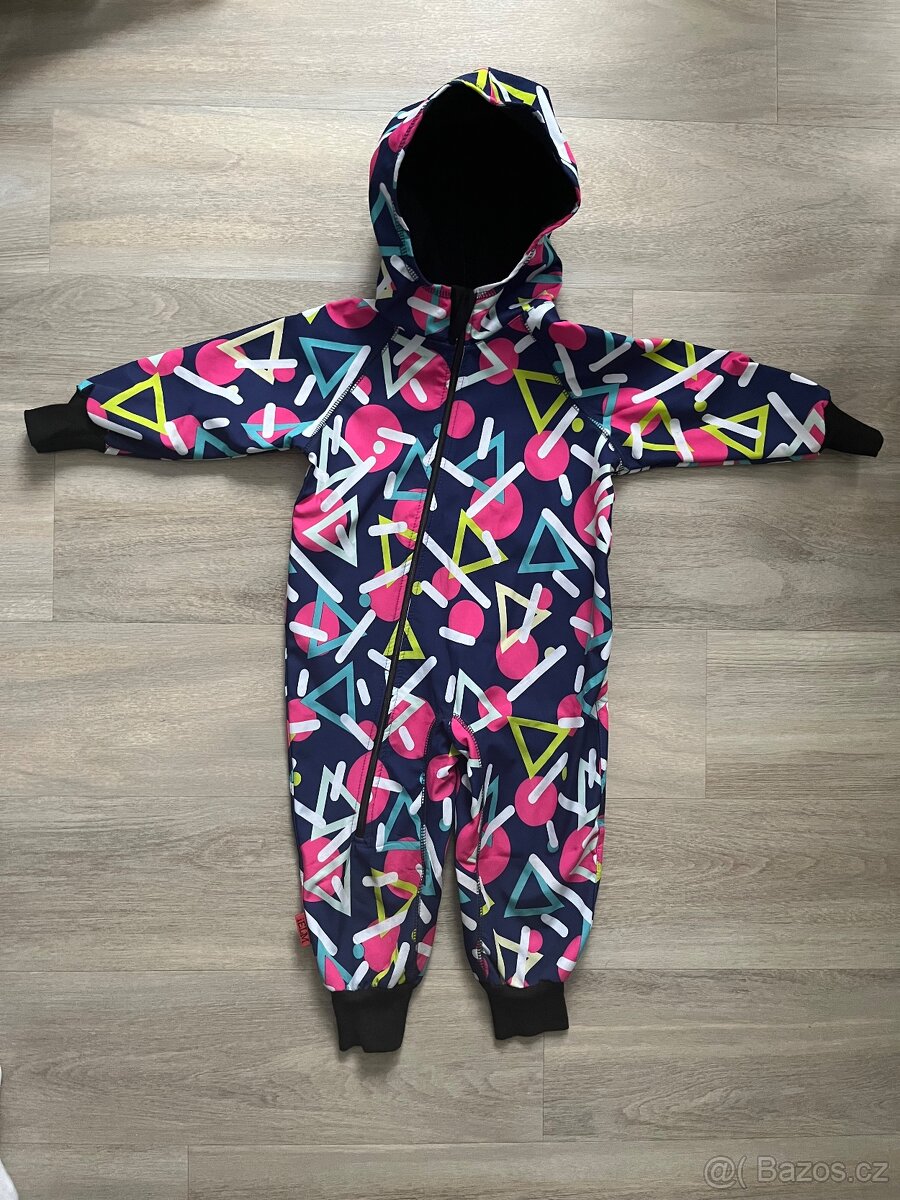 Dětský softshellový overal ielm barnkläder vel 92