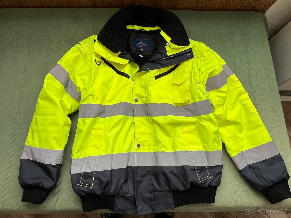 Pracovní bunda zateplená reflexní PORTWEST