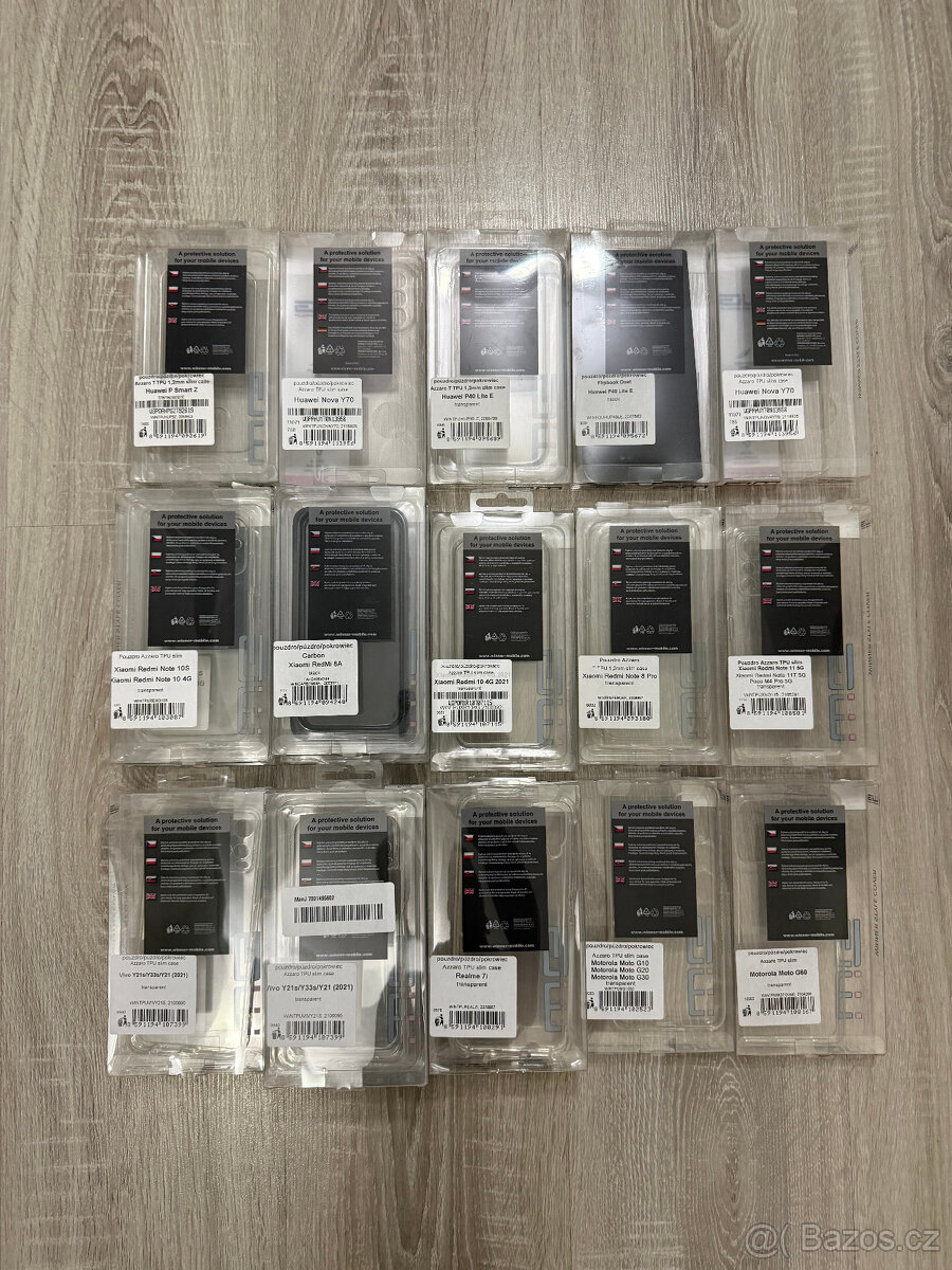 Nové kryty na telefon Samsung, Xiaomi, Huawei