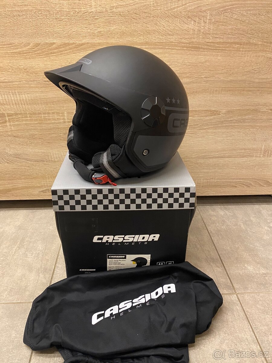 Otevřená helma na motorku Cassida Handy Plus Chief, vel. M