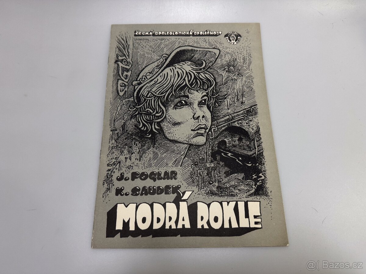 Kája Saudek Jaroslav Foglar Modrá rokle PODPIS