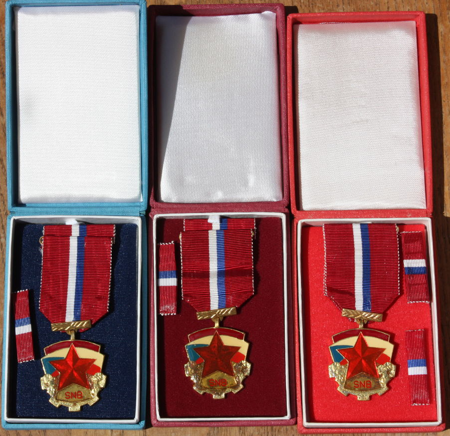 VB - vyznameníní SNB, Sbor národní bezpečnosti medaile