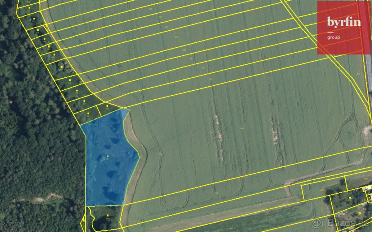 Prodej pozemku o výměře 6660 m2.