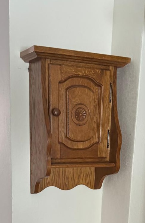 Skříňka na klíče rustikal