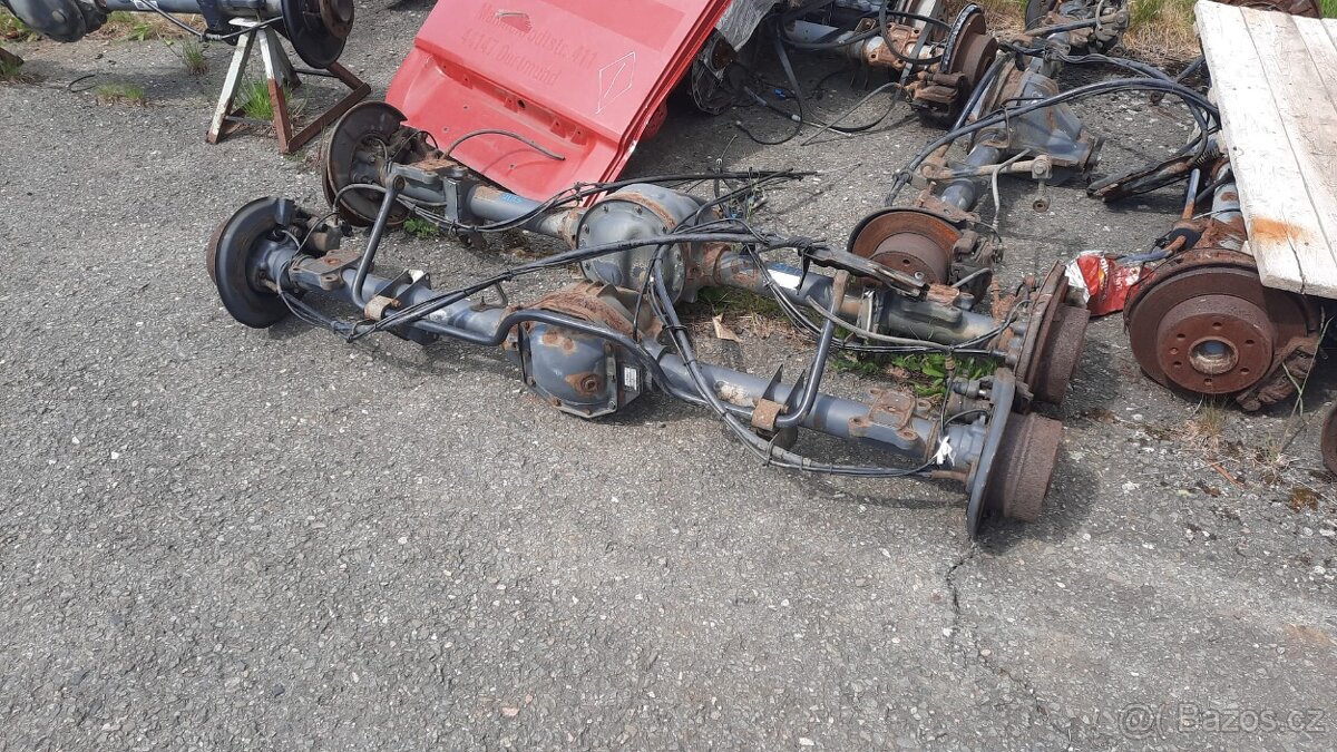 zadní náprava mercedes sprinter 903, vw lt