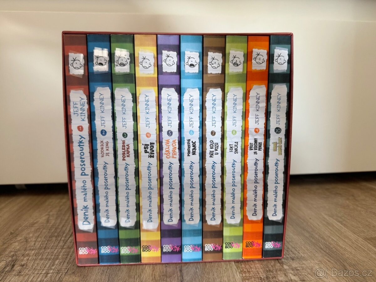 Deník malého poseroutky Box 1-10 - Jeff Kinney