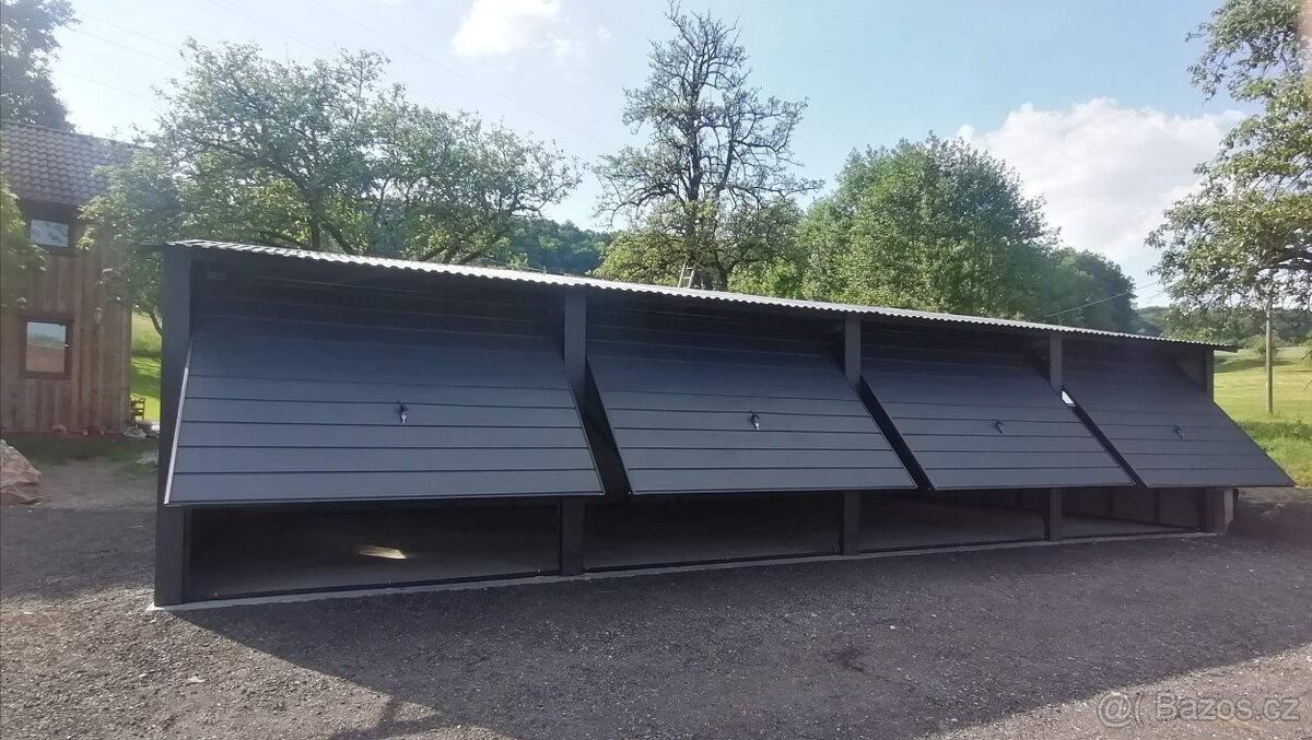 Plechová garáž 12x5m