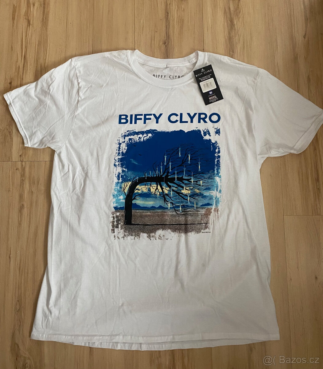 Tričko BIFFY CLYRO XL - nové, nenošené