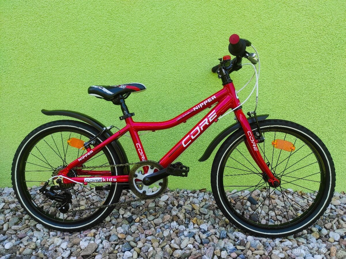 Značkové dětské kolo CORE NIPPER 20" (červená)2