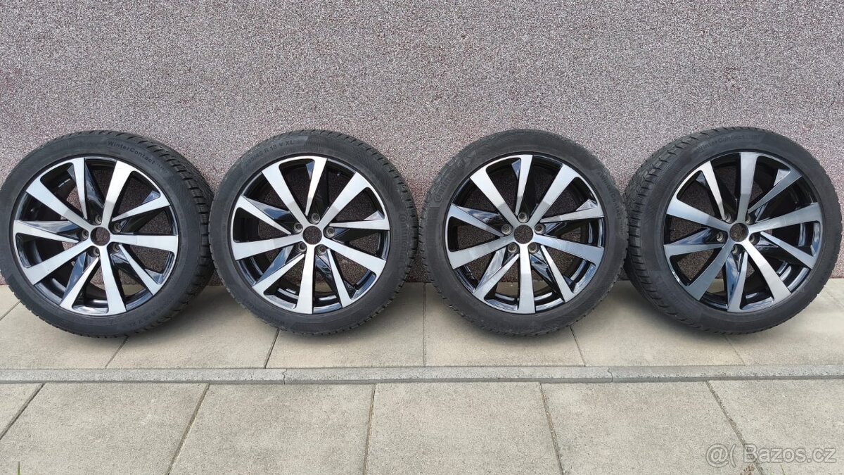 Alu kola 18", 5x108, ET 44, PEUGEOT 508 Pneu zimní