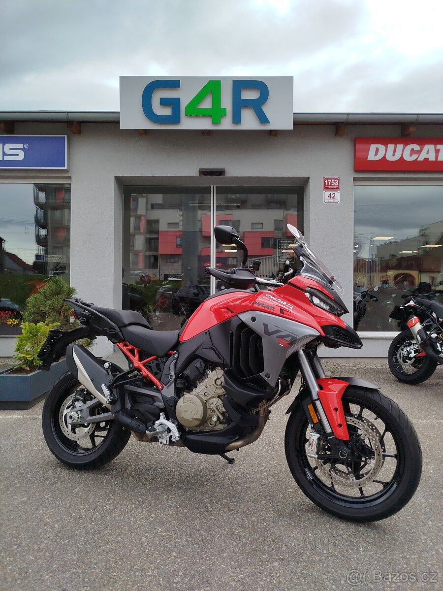 Ducati Multistrada V4 S, NOVÁ V ČR, - DPH, POUZE 1 900 KM