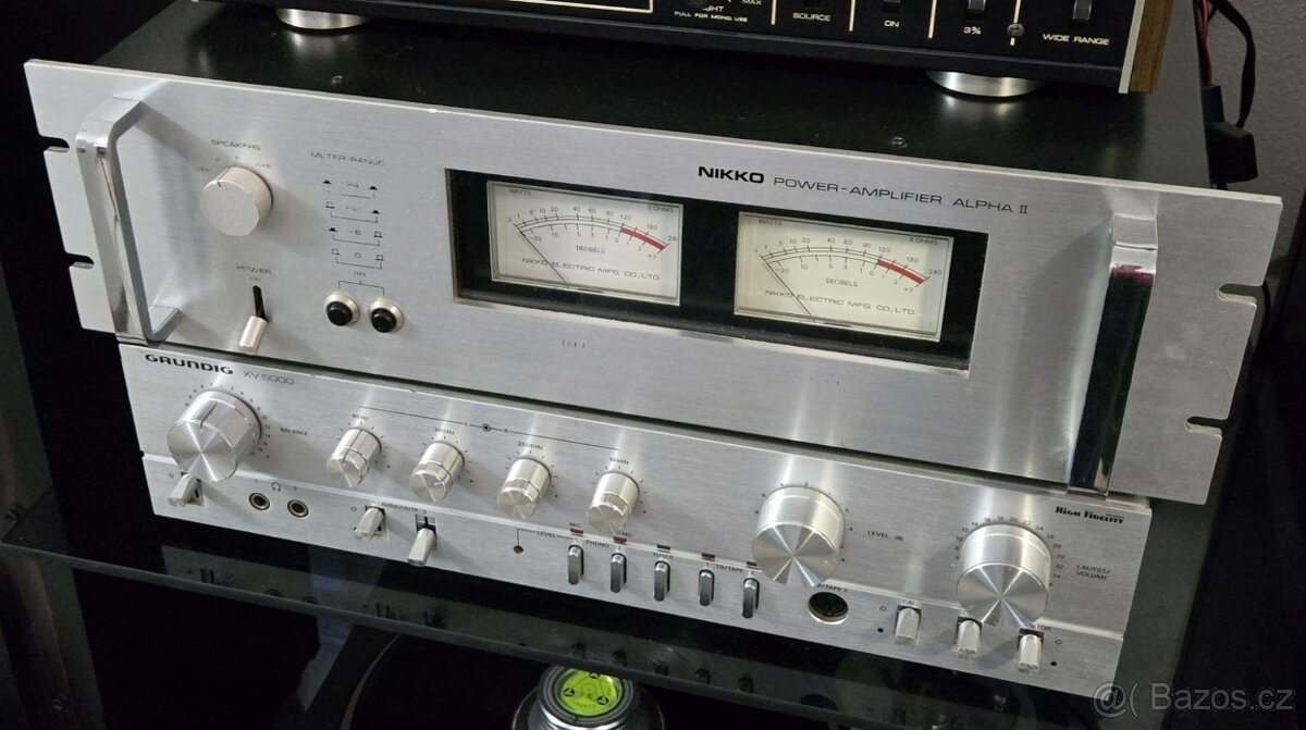 Vintage HI-FI koncový zosilňovač Nikko Alpha 2