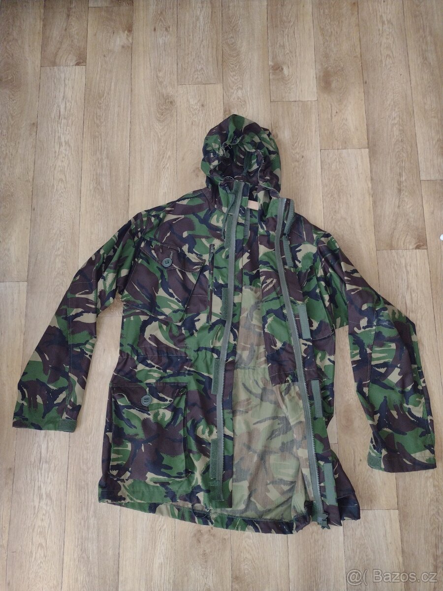 DPM britský smock (parka) windproof woodland