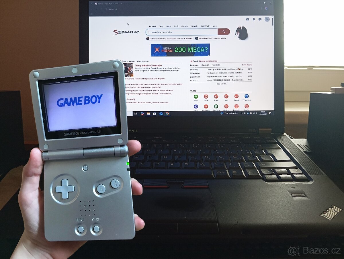 Prodám Gameboy Advance SP