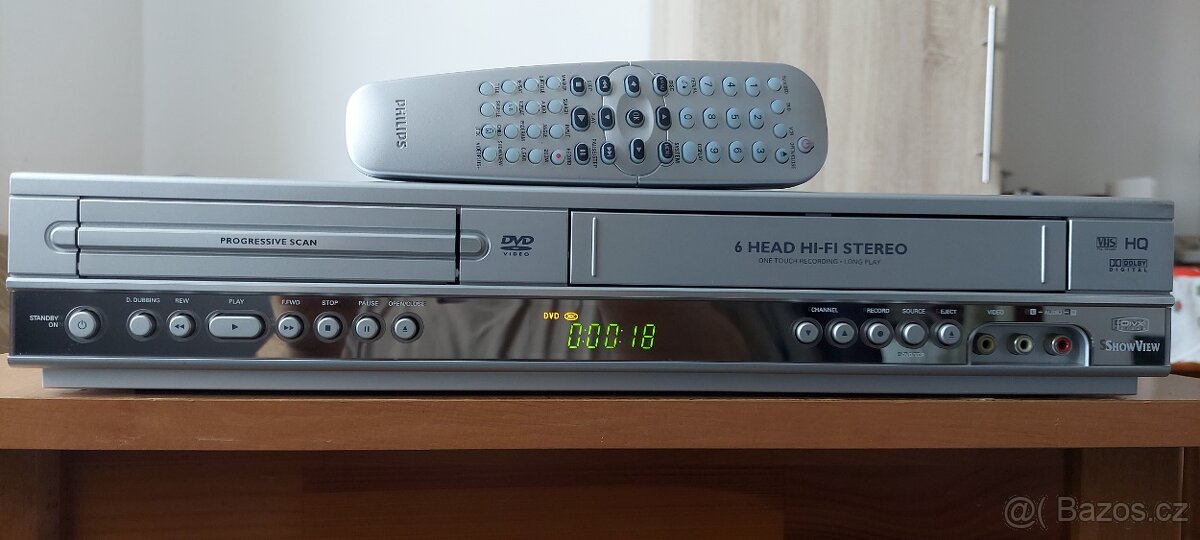 COMBO PHILIPS DVP3100V/DVD/VHS/