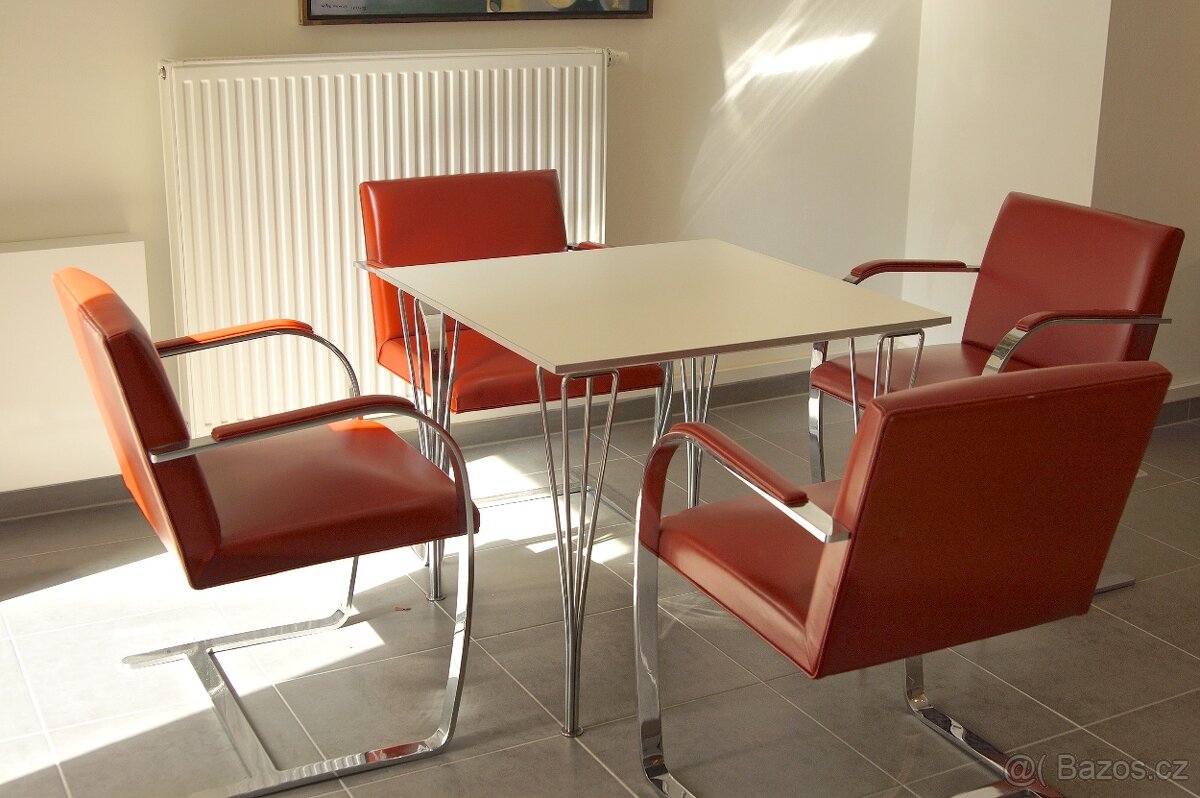 židle BRNO mies van der Rohe 4ks