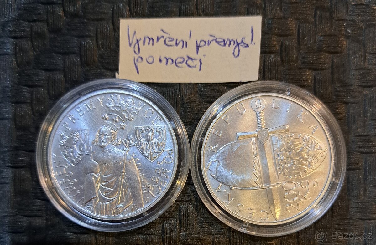 PŘEMYSLOVCI 2006 - PROOF - pamětní stříbrná mince ČR