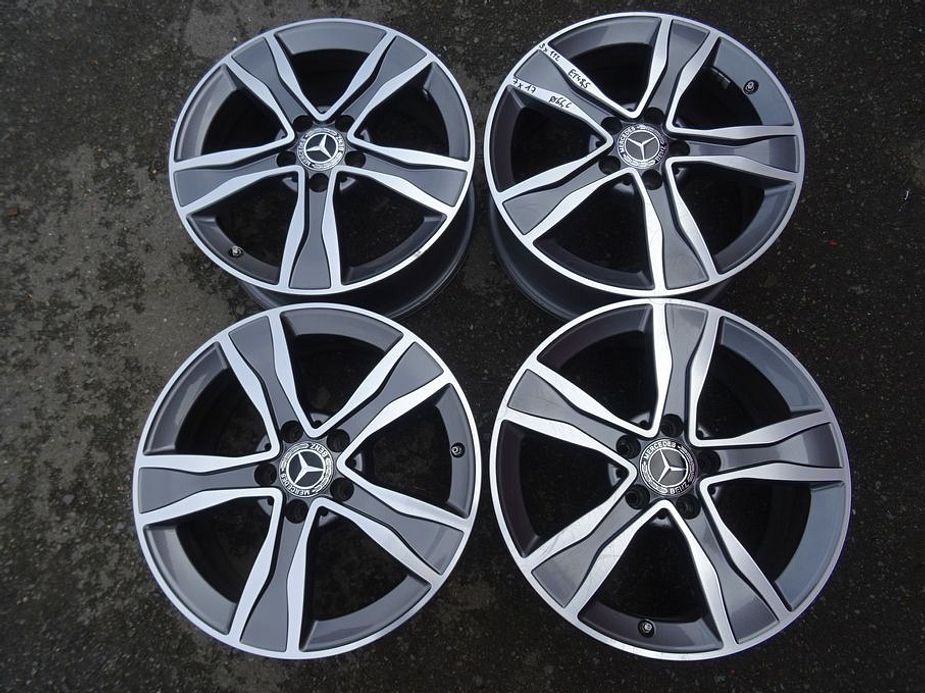 Alu disky originál Mercedes 17", 5x112, ET 48,5 , šíře 7J