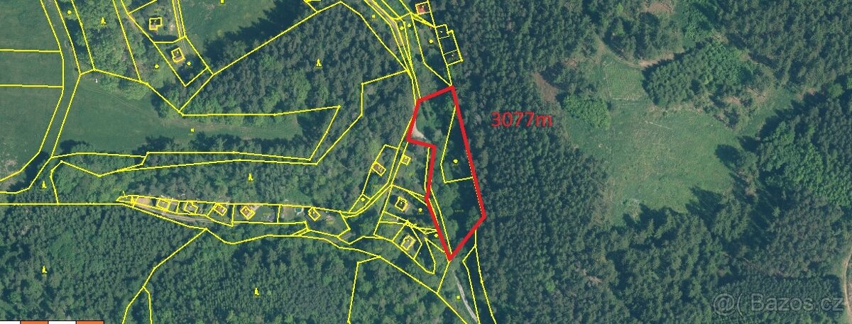 Prodej exkluzivního stavebního pozemku 3073m2 v blízkosti Or