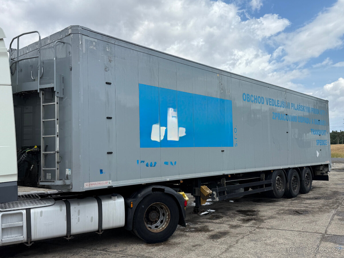 Schwarzmüller Walkingfloor posuvka dálkové ovládání