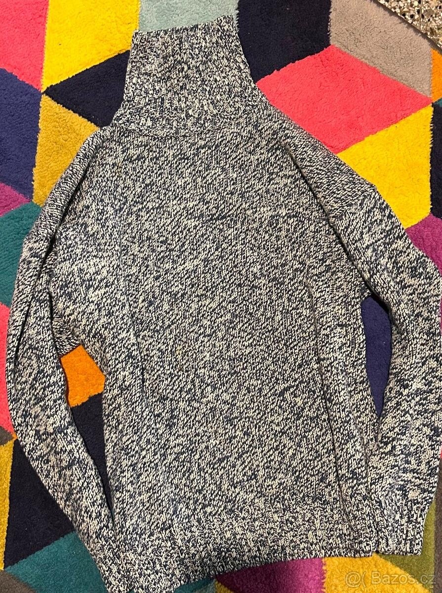 LEVIS ZIMNÍ PÁNSKÝ VLNĚNÝ EPLÝ KRÁSNÝ SVETR XL(XL-XXL)