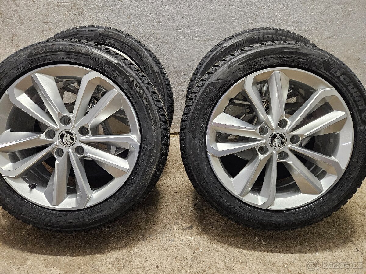 Nová alu sada kol Škoda Octavia 205 55 r17