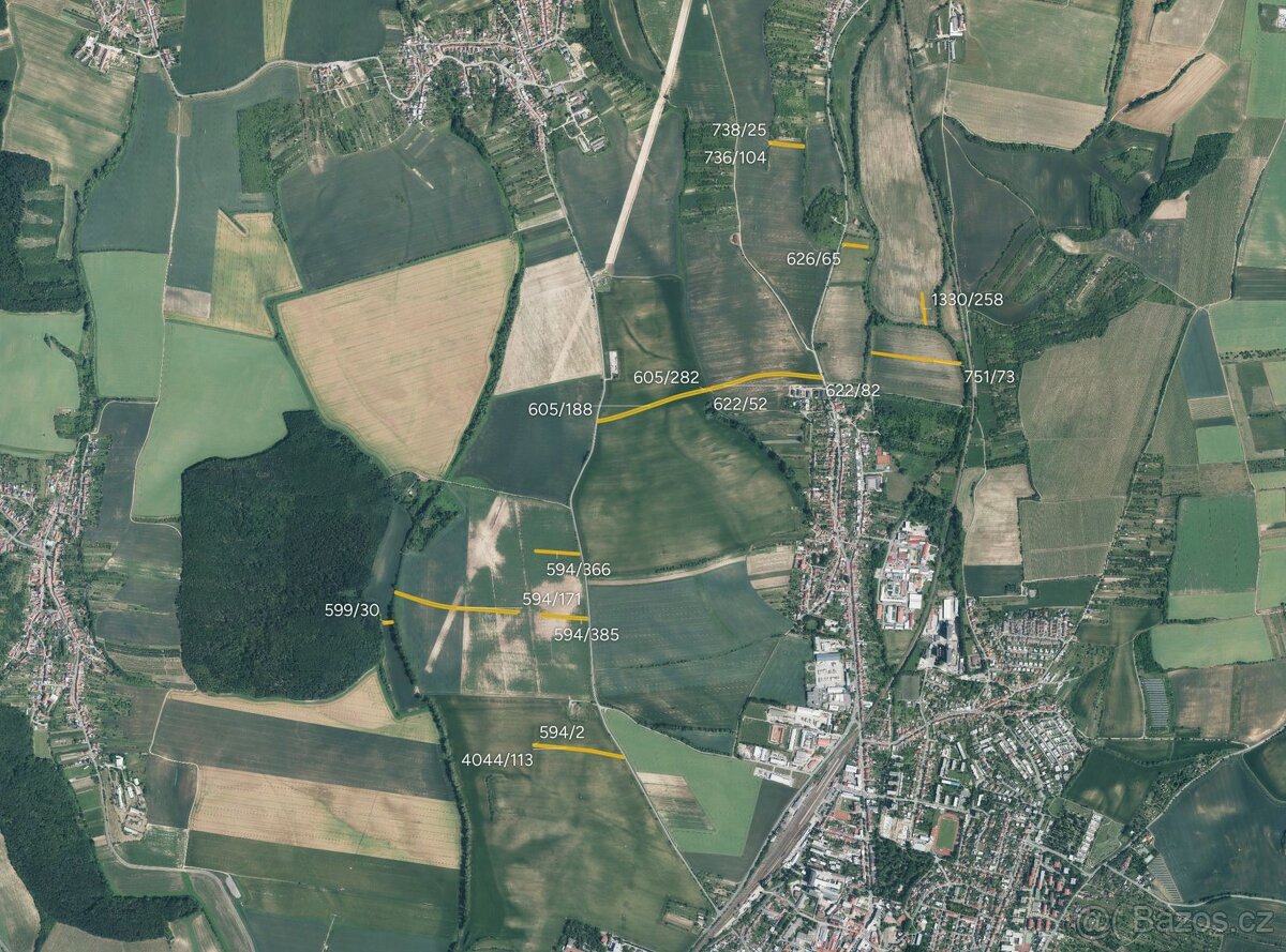 Zemědělská půda, prodej, Boršov, Kyjov, Hodonín