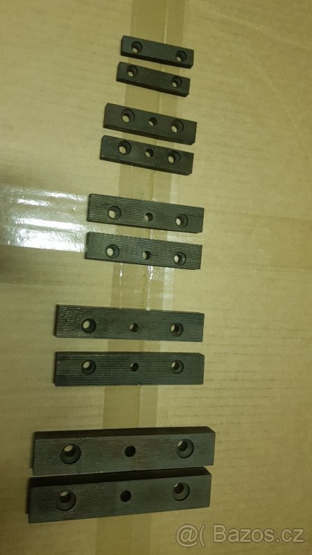 Svěrák York,  čelisti různé velikosti