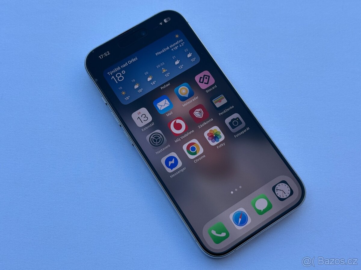 Apple iPhone 15 Pro 256 GB - TOP stav, ZÁRUKA, CZ distribuce