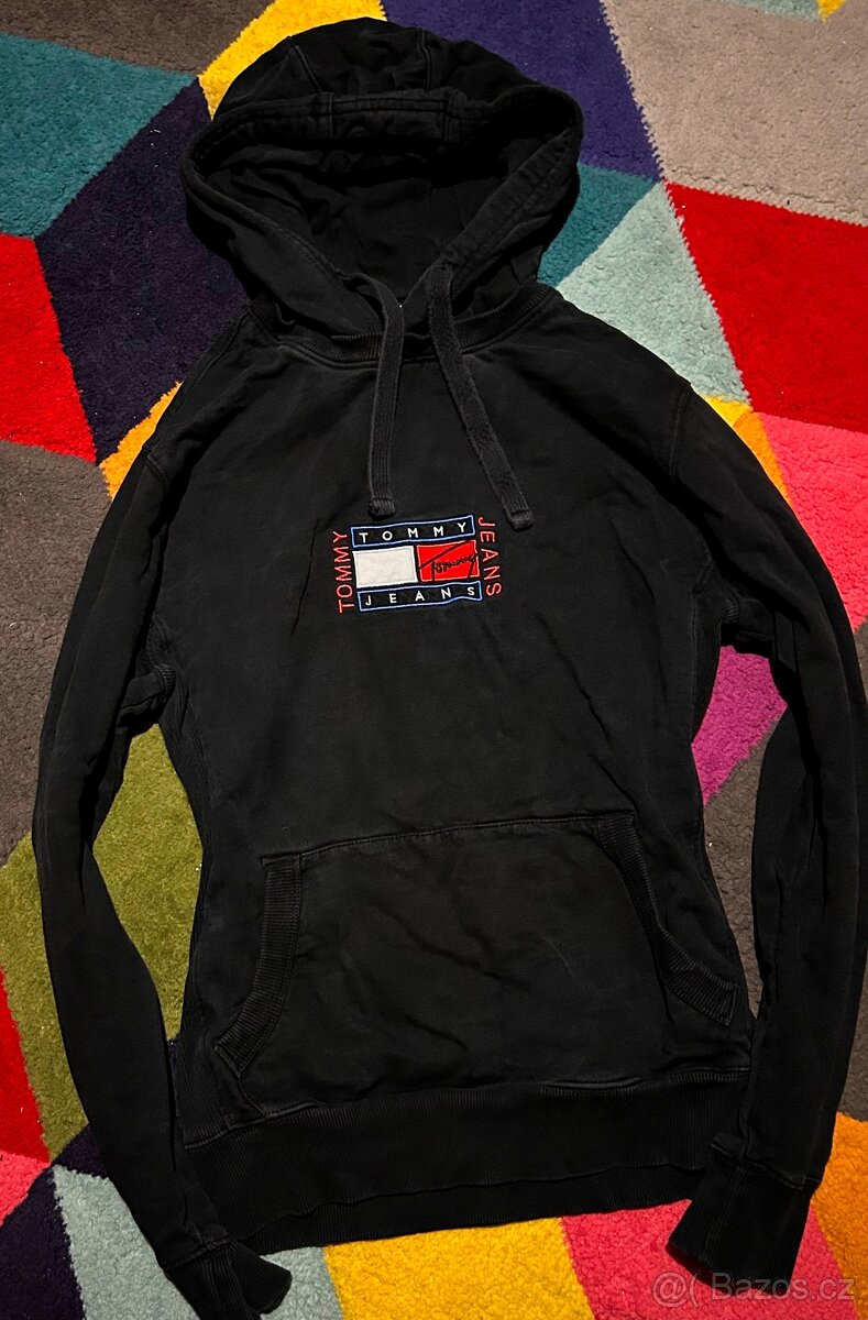 TOMMY HILFIGER  PÁNSKÁ BAVLNĚNÁ MIKINA S(S-M)