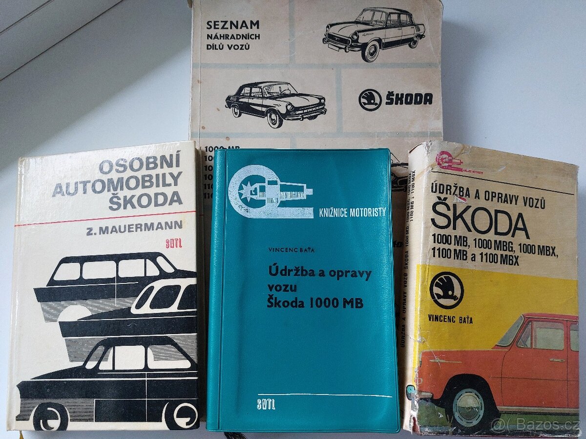 ŠKODA zajímavé kvarteto knih