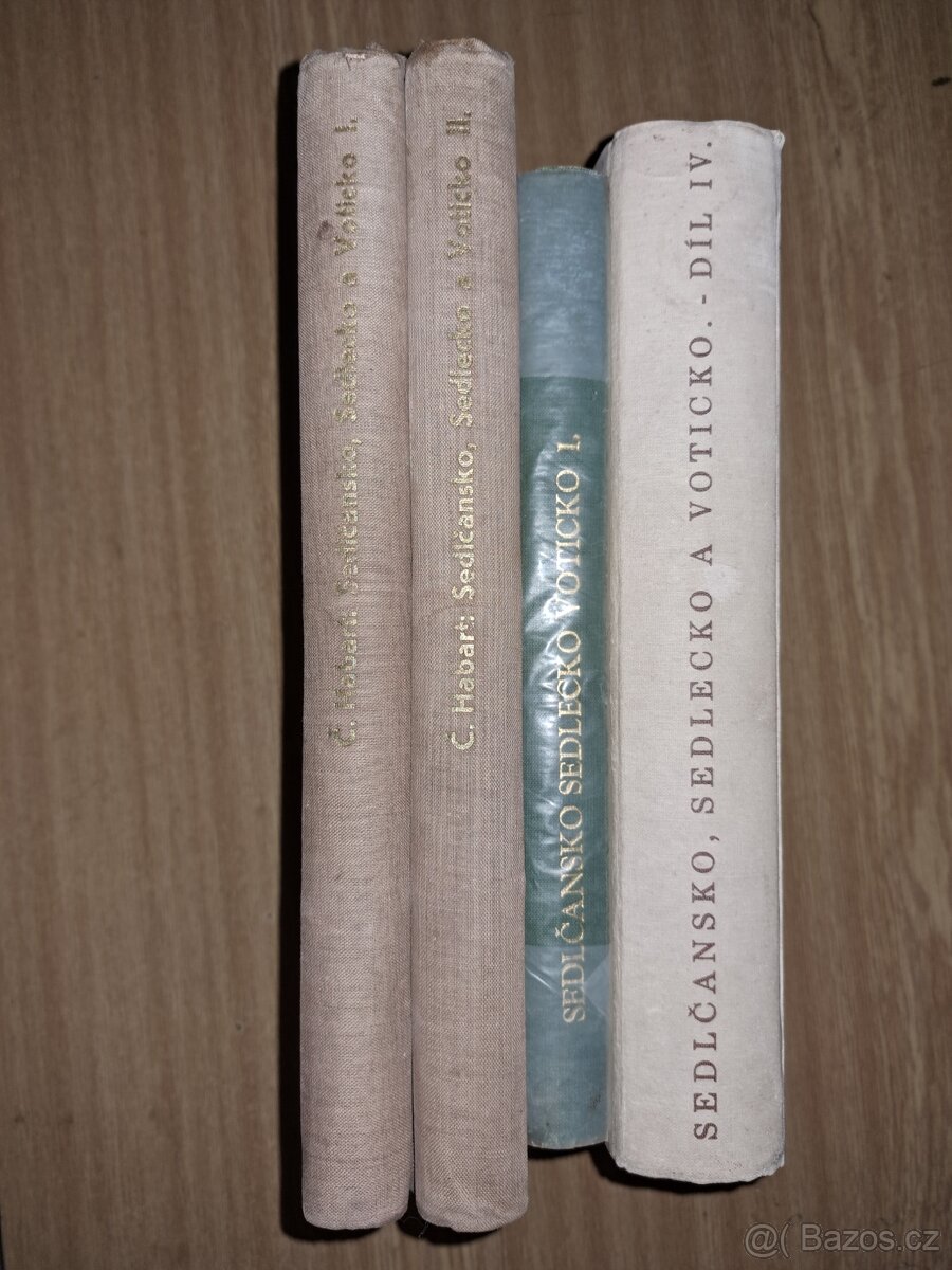 Prodám knihy Sedlčansko,Sedlecko a Voticko