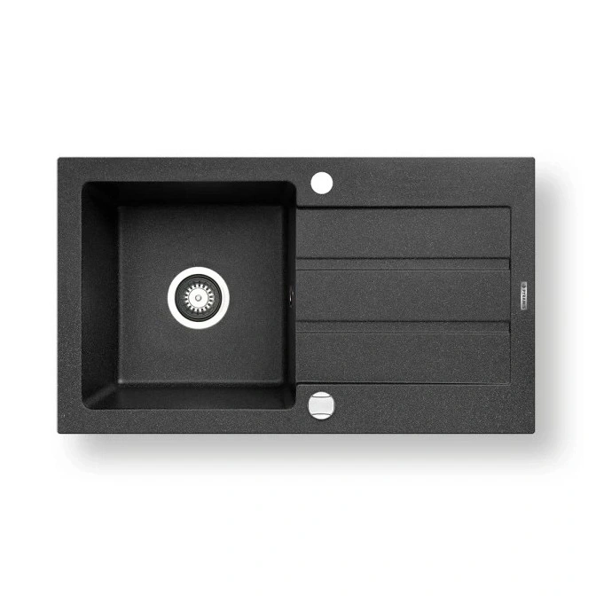 Pyramis NEXT 76x44 cm kuchyňský granitový dřez černý