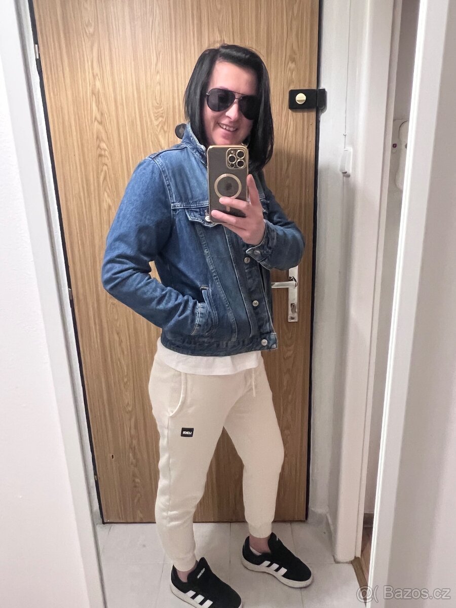 dámská bunda džínová M