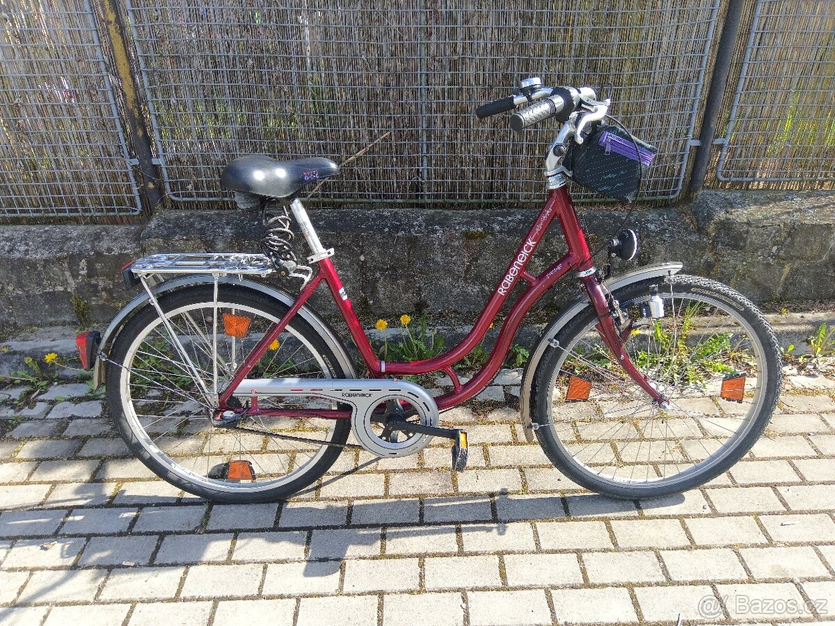 Dámské městské kolo 26" zn.HERCULES + kapsička.