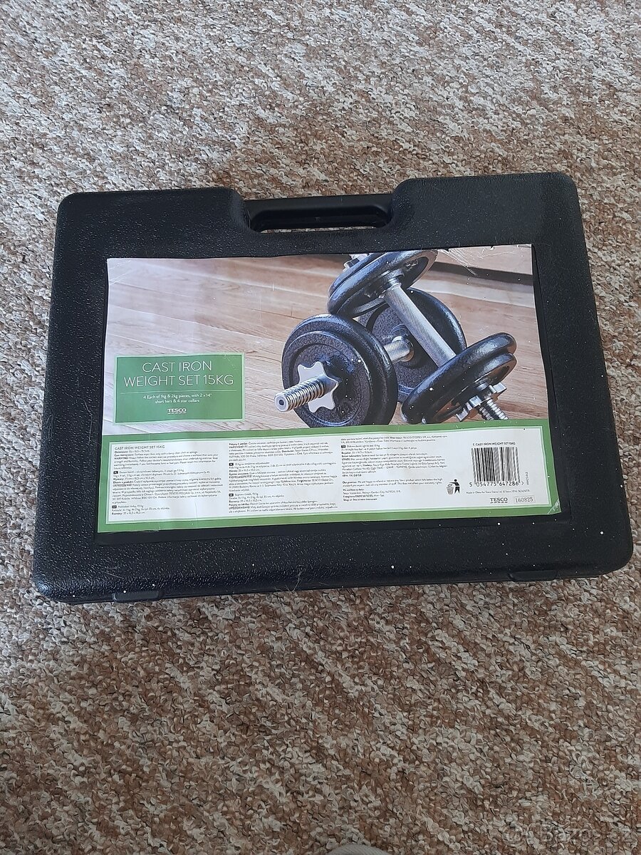 Činky 12 kg+činky 2 kg