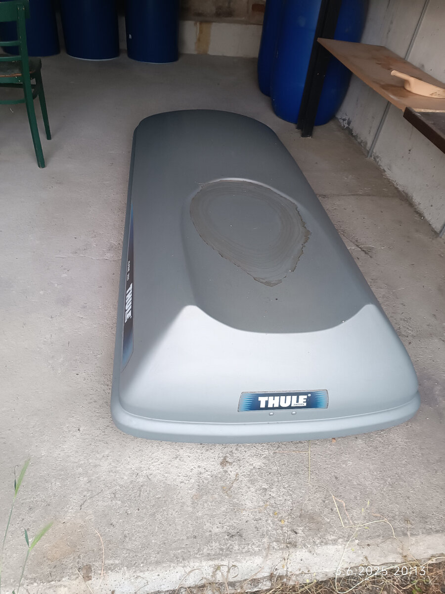 Prodám největší střešní box – rakev od výrobce Thule 600l