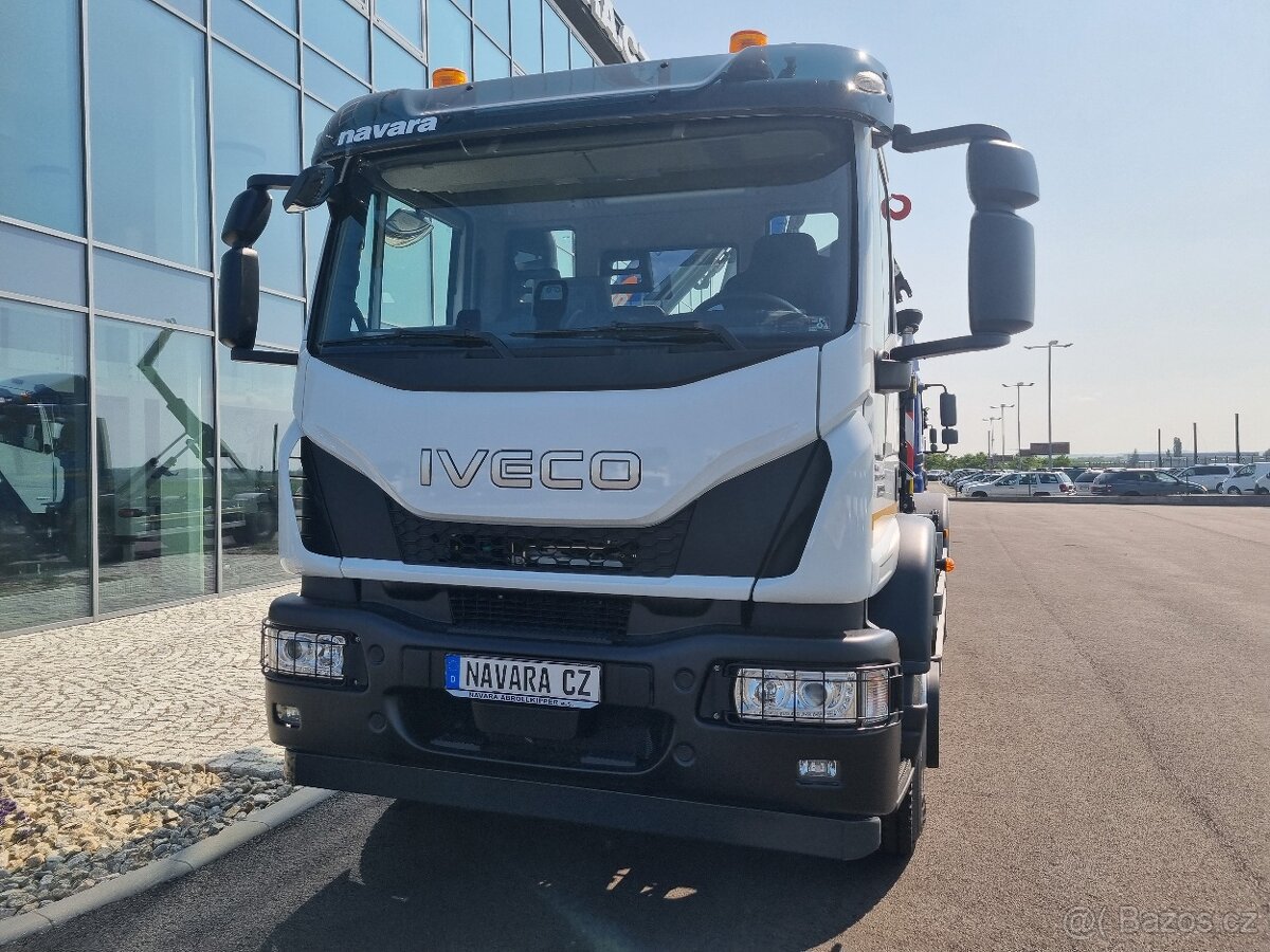 NOVÉ IVECO 180E28 RUKA HIAB 138B3 A NOSIČ KONTEJNERU 10T