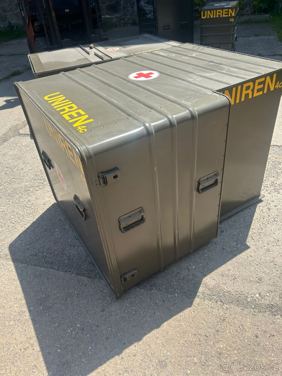 Plechové vojenské bedny