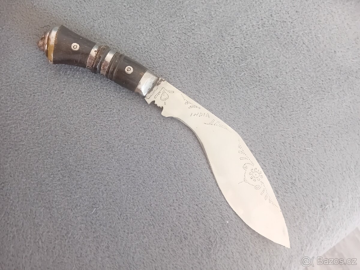 Starožitný indický Kukri nůž