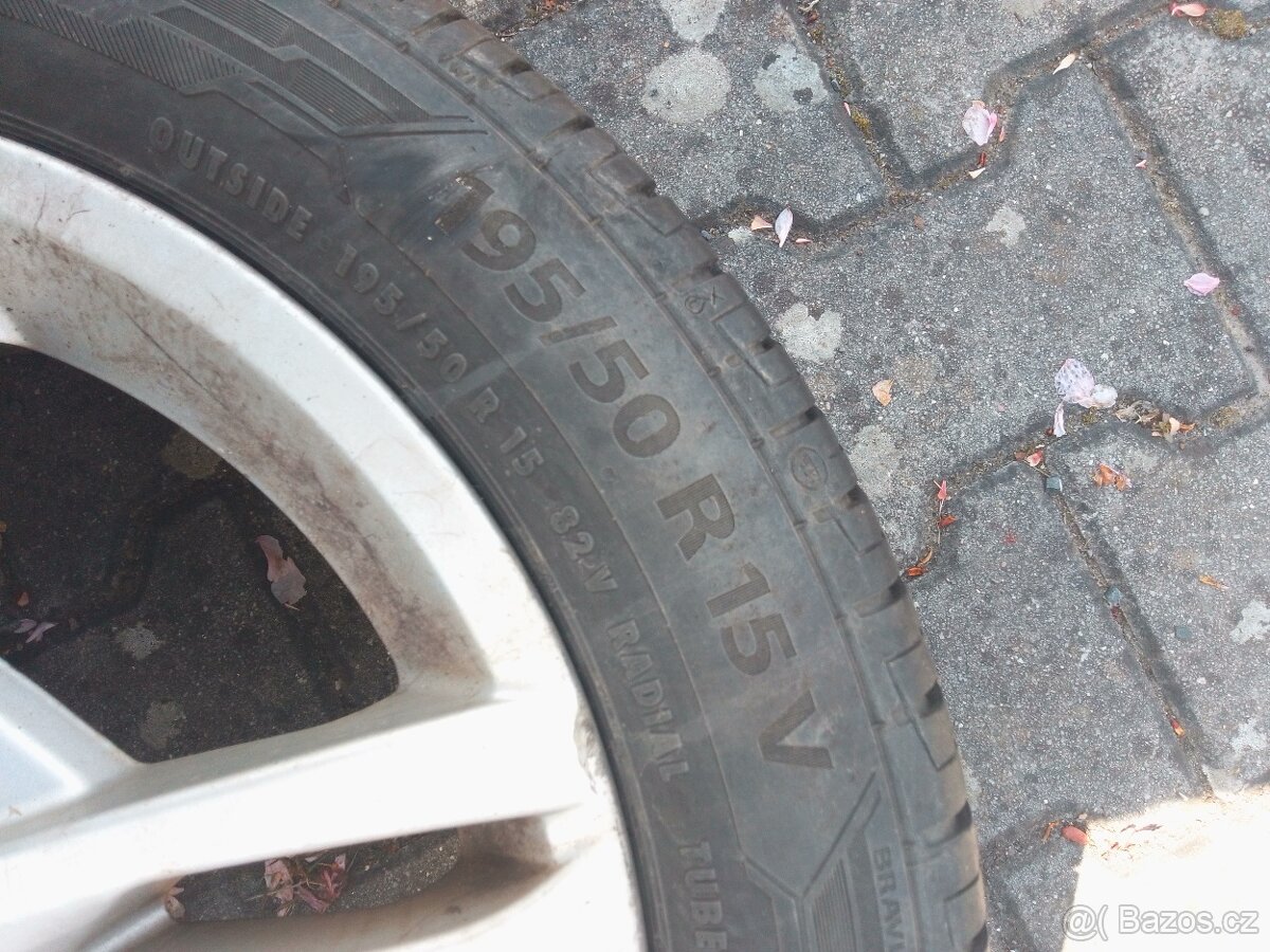 ALU kola Fiat letní 195/50 R15