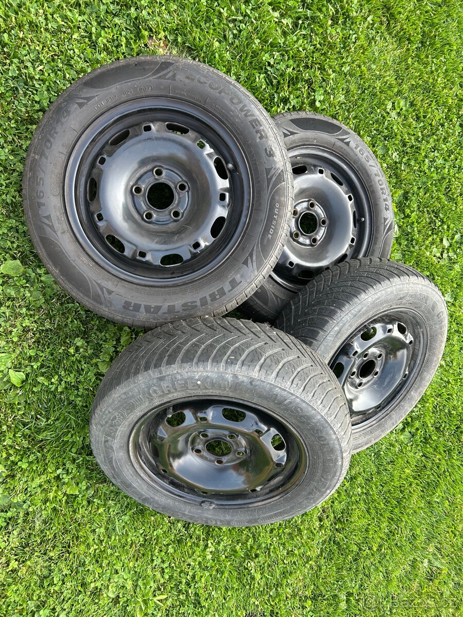 Pneumatiky 165/70R14 5x100