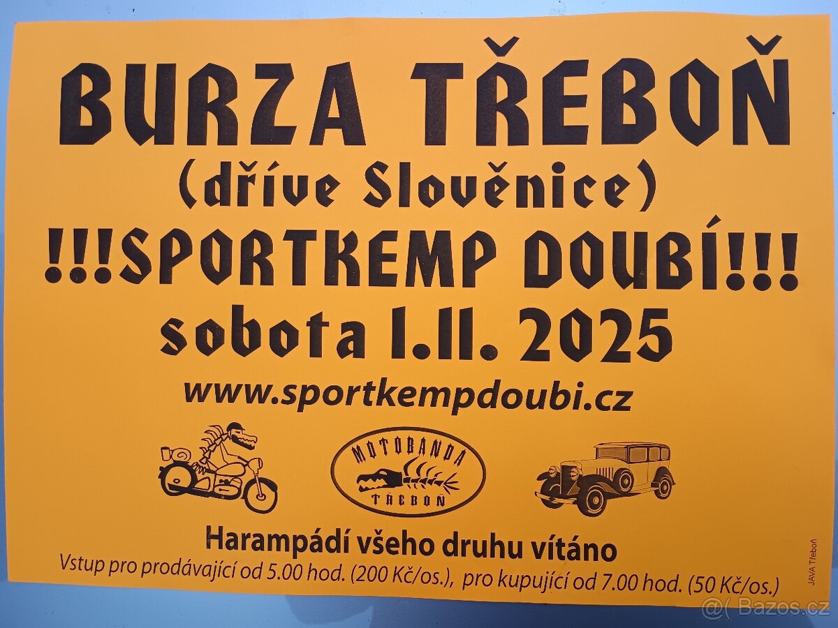 Burza Třeboň Sportkemp Doubí 1.11.