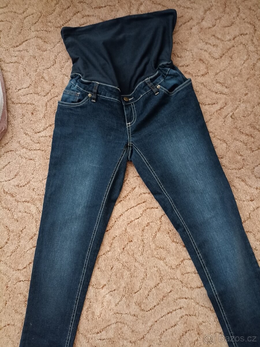 Těhotenské kalhoty vel 40