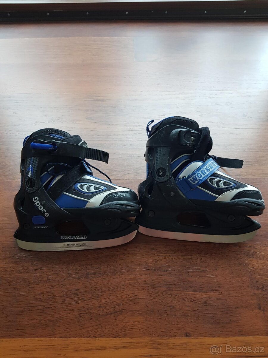 Lední dětské brusle zn. WORKER vel. 32-35