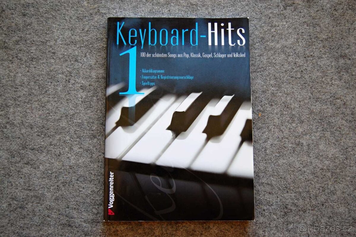 Keyboard Hits 1 - noty s melodickou linkou a akordy