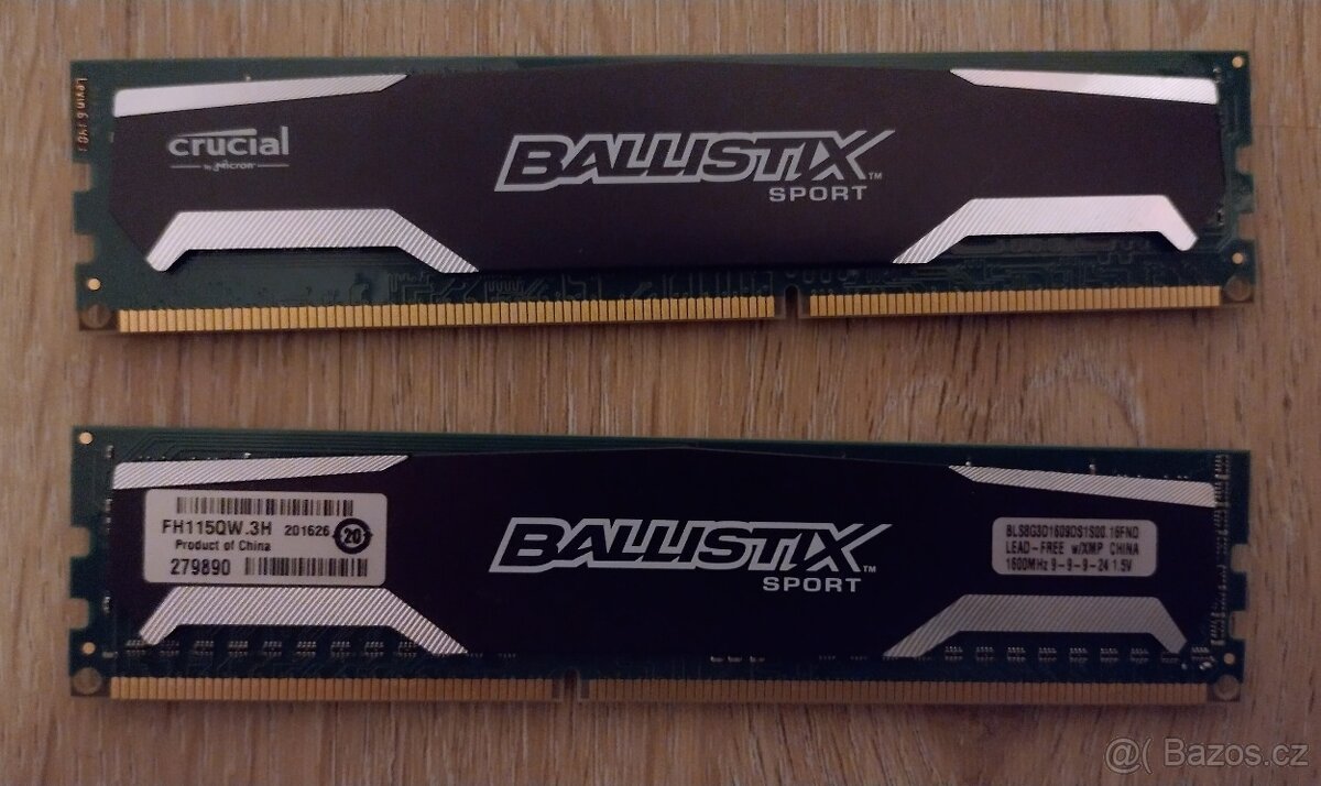 Crucial BLS8G3D1609DS1S00.16FND 8GB DDR3