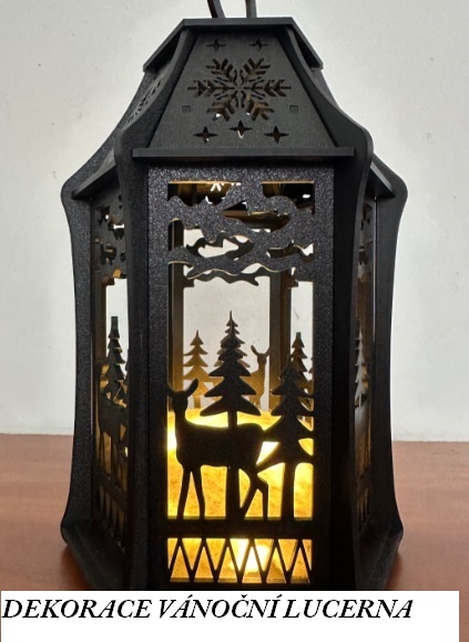 Vánoční dekorace lucerna