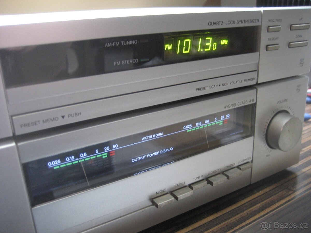Prodám zesilovač + tuner PHILIPS